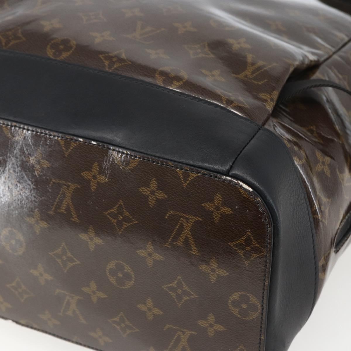 LOUIS VUITTON Monogram Eclipse Glaze Zipped Tote Backpack M43900 LV Auth ka965SAV