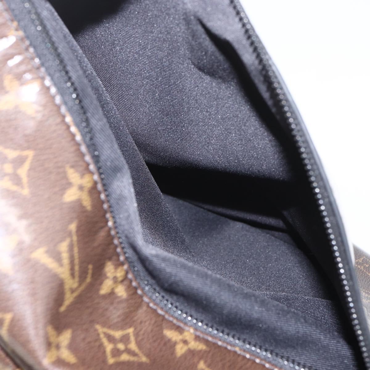 LOUIS VUITTON Monogram Eclipse Glaze Zipped Tote Backpack M43900 LV Auth ka965SAV