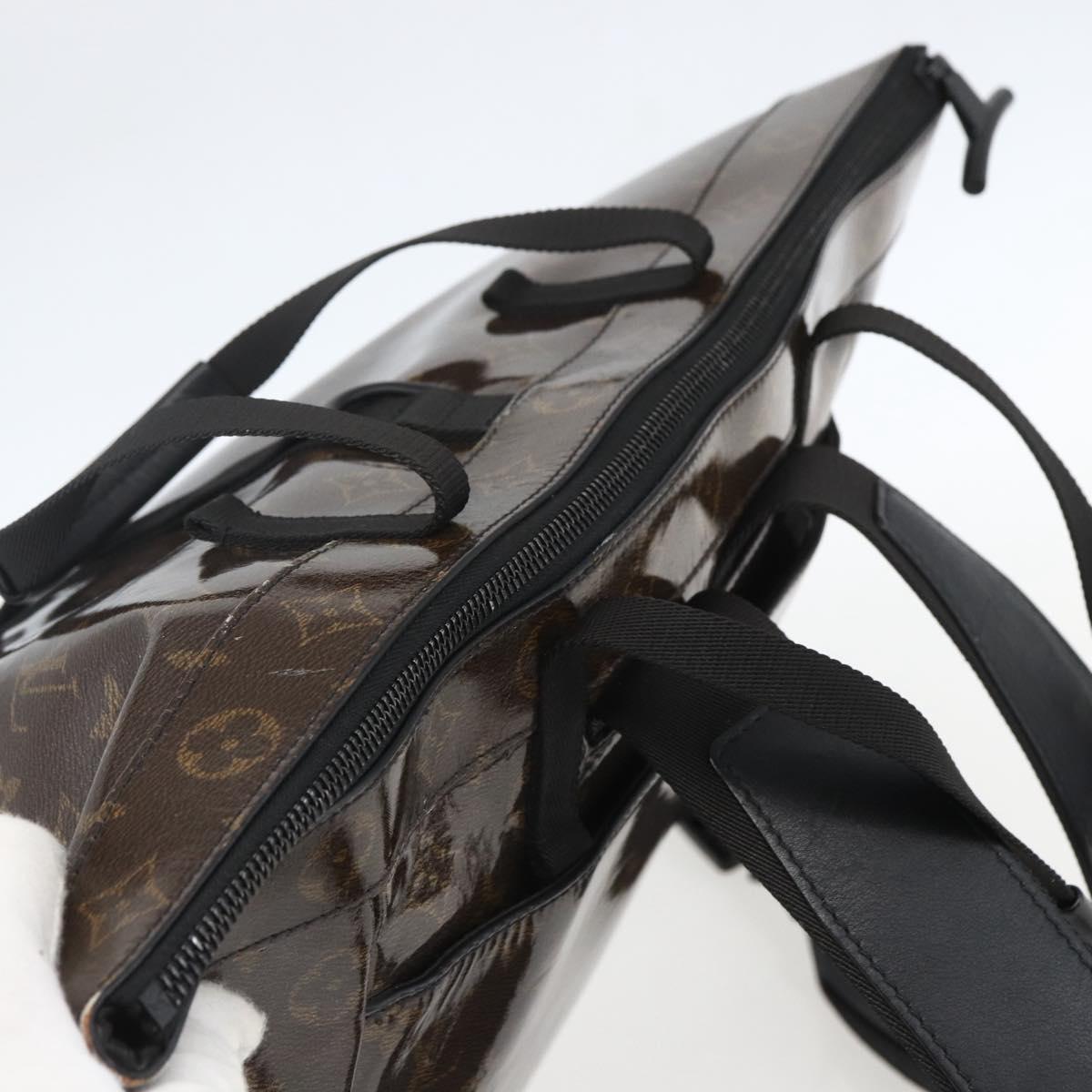 LOUIS VUITTON Monogram Eclipse Glaze Zipped Tote Backpack M43900 LV Auth ka965SAV