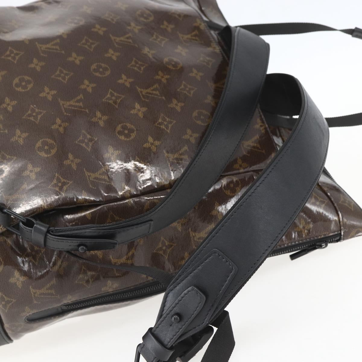 LOUIS VUITTON Monogram Eclipse Glaze Zipped Tote Backpack M43900 LV Auth ka965SAV