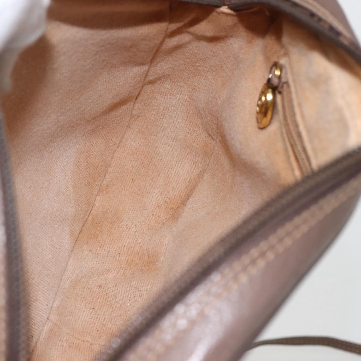 GUCCI GG Supreme Shoulder Bag PVC Beige Gold 007 115 6423 Auth ka987