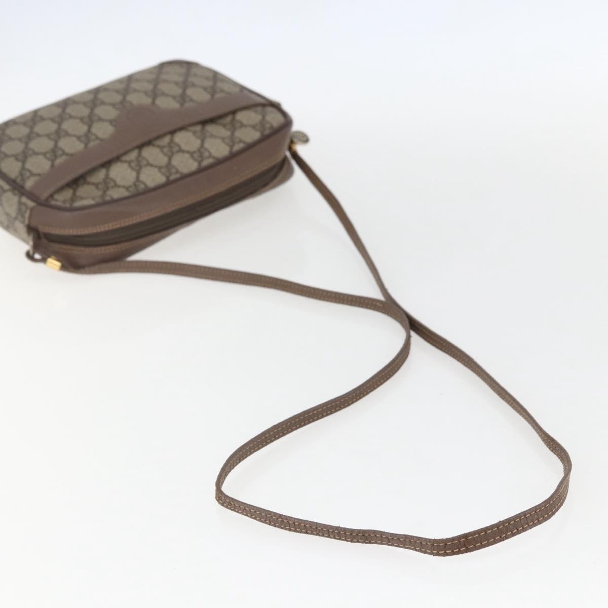 GUCCI GG Supreme Shoulder Bag PVC Beige Gold 007 115 6423 Auth ka987