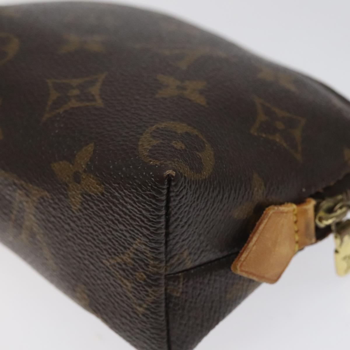 LOUIS VUITTON Monogram Pochette Cosmetic PM Cosmetic Pouch M47515 LV Auth KD009