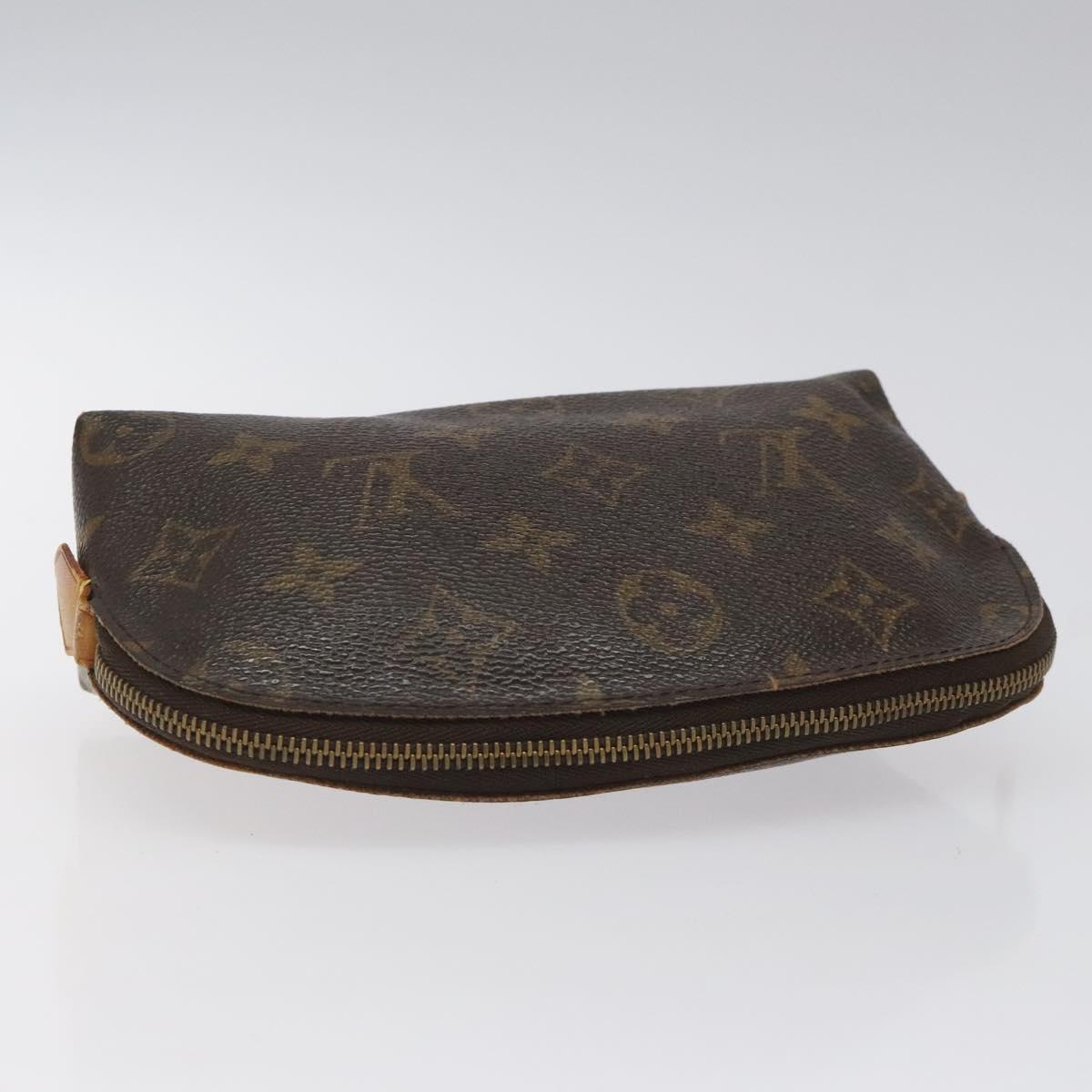 LOUIS VUITTON Monogram Pochette Cosmetic PM Cosmetic Pouch M47515 LV Auth KD009