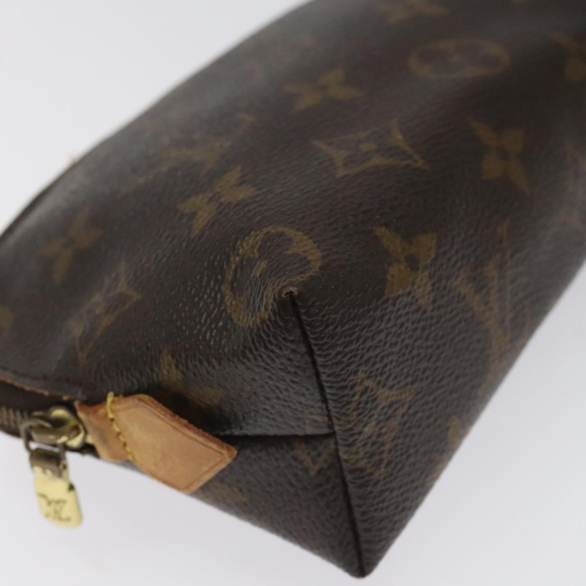LOUIS VUITTON Monogram Pochette Cosmetic PM Cosmetic Pouch M47515 LV Auth KD009