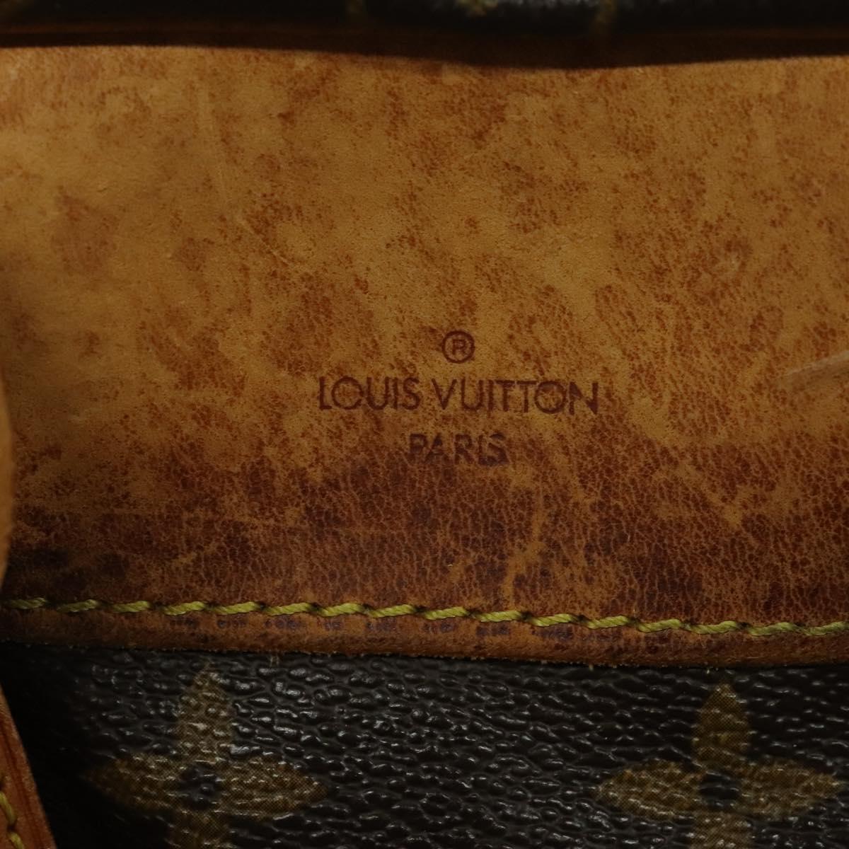 LOUIS VUITTON Monogram Deauville Hand Bag M47270 LV Auth KD016
