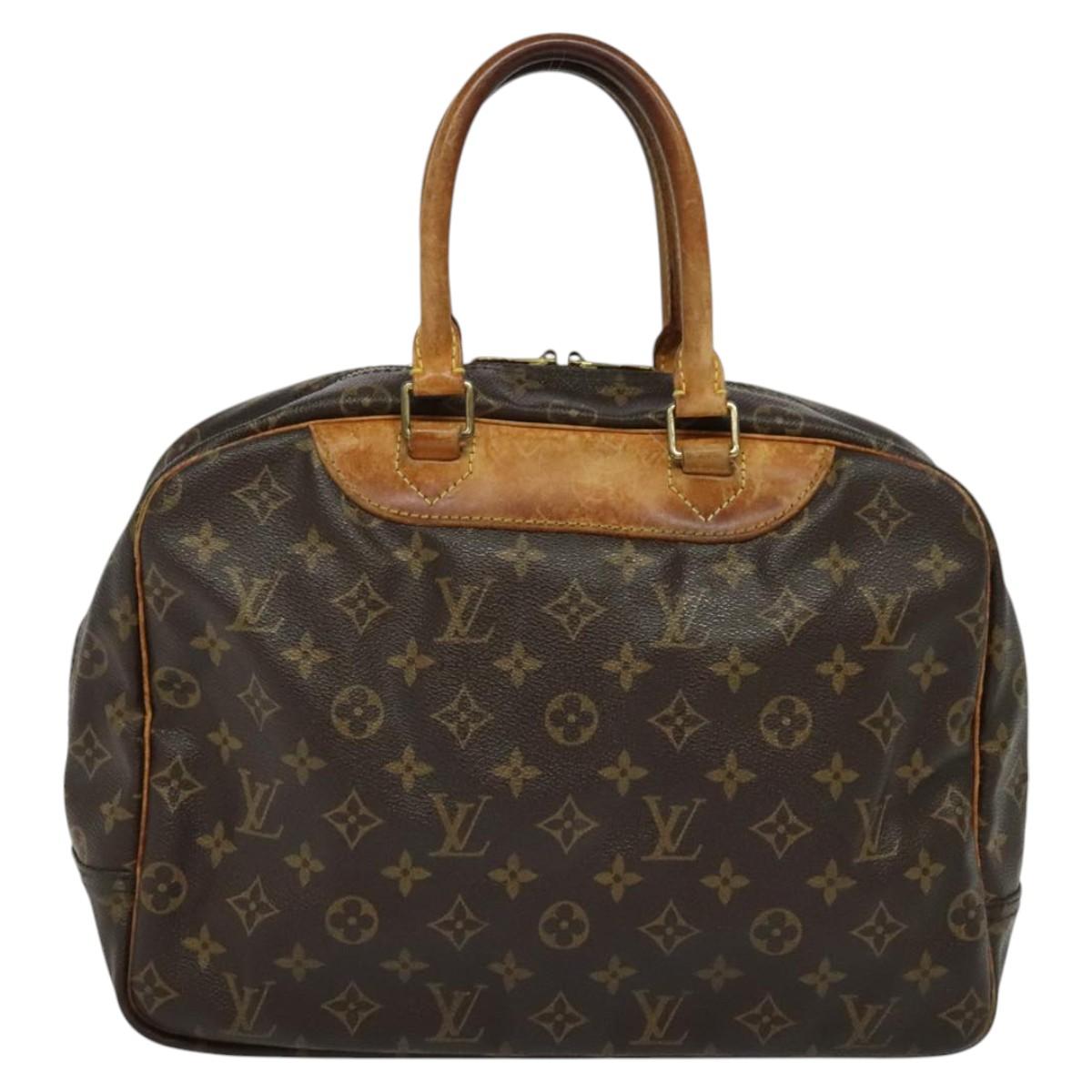 LOUIS VUITTON Monogram Deauville Hand Bag M47270 LV Auth KD016