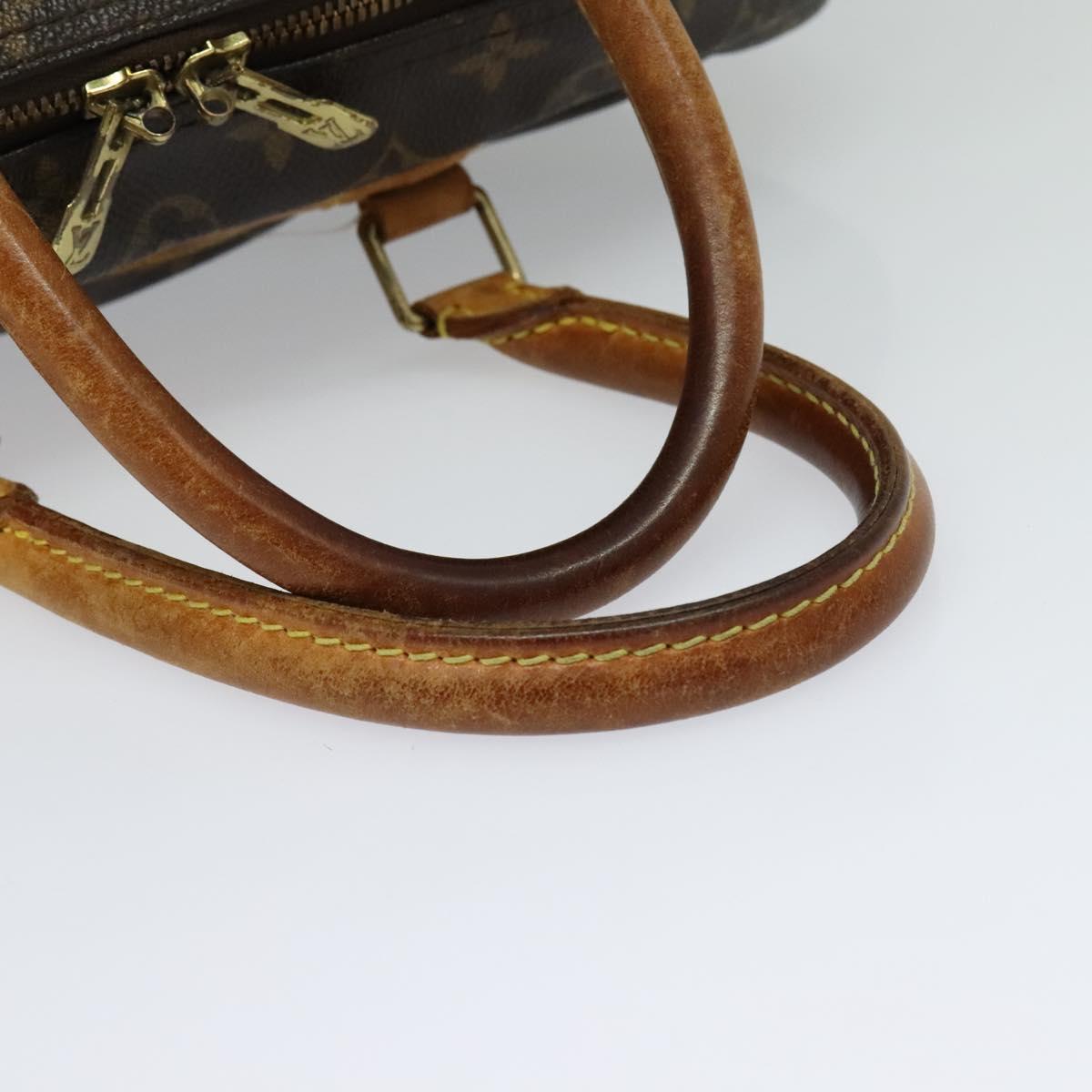 LOUIS VUITTON Monogram Deauville Hand Bag M47270 LV Auth KD016