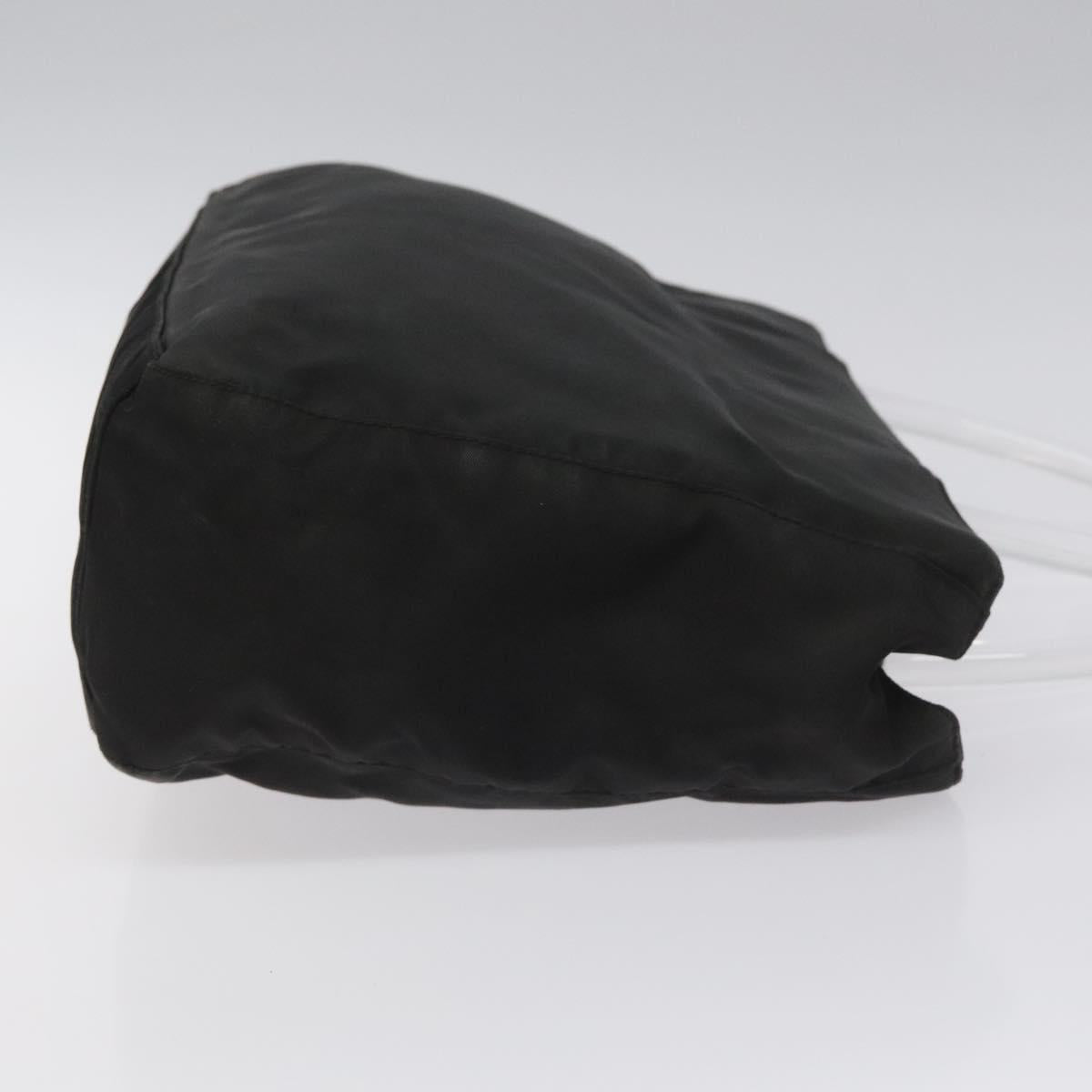 PRADA Hand Bag Nylon Black Auth KD065