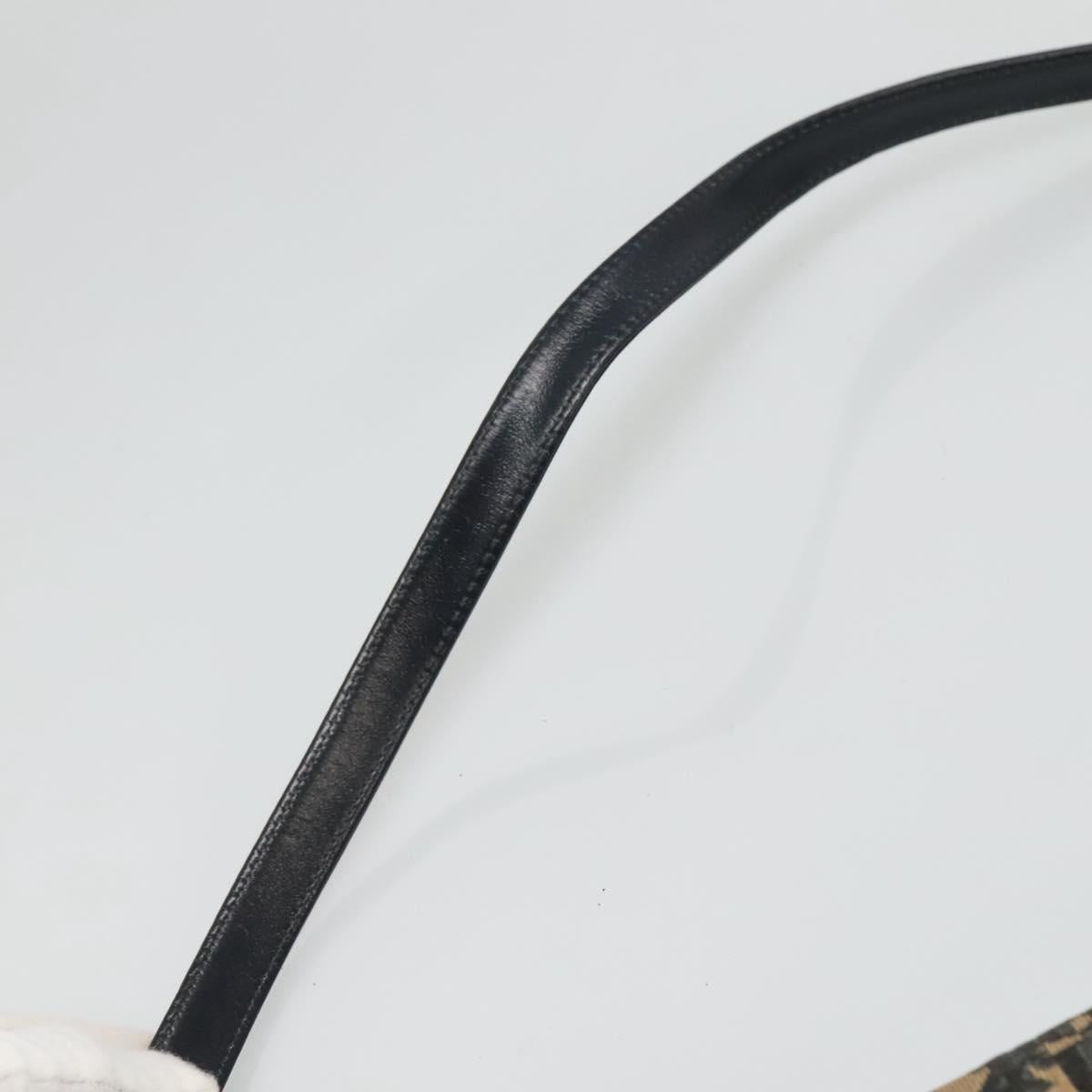 Christian Dior Trotter Canvas Shoulder Bag Navy Auth KD091