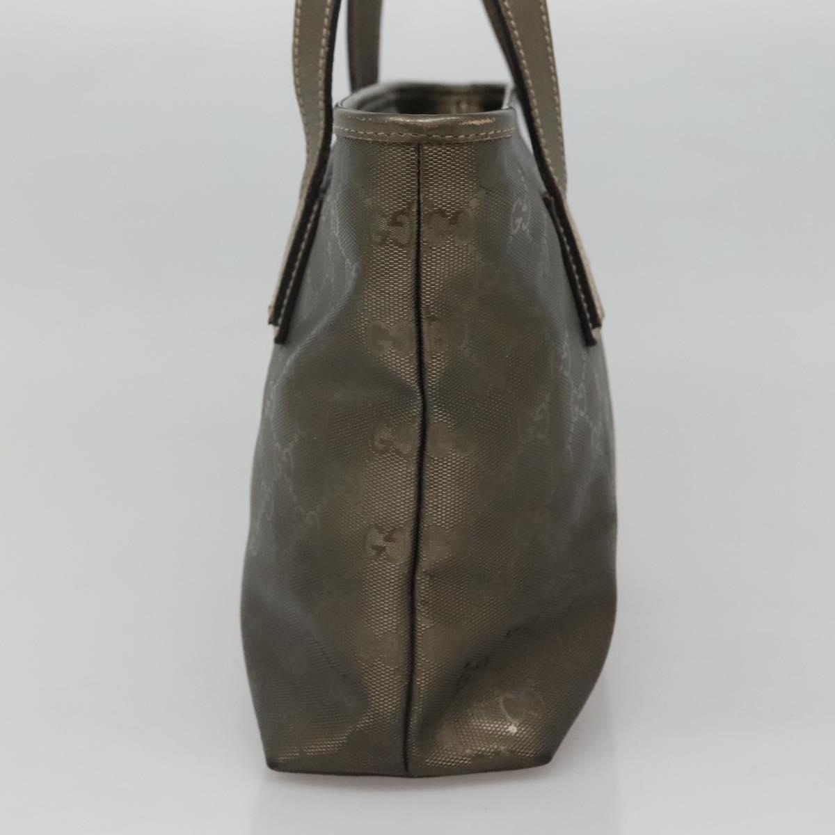GUCCI GG implementation Tote Bag Khaki 211138 Auth KD120