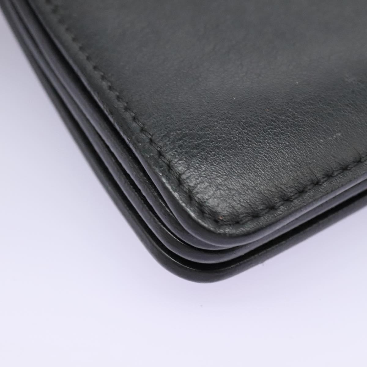 Chloe Fay Shoulder Bag Suede Leather Black Auth KD130