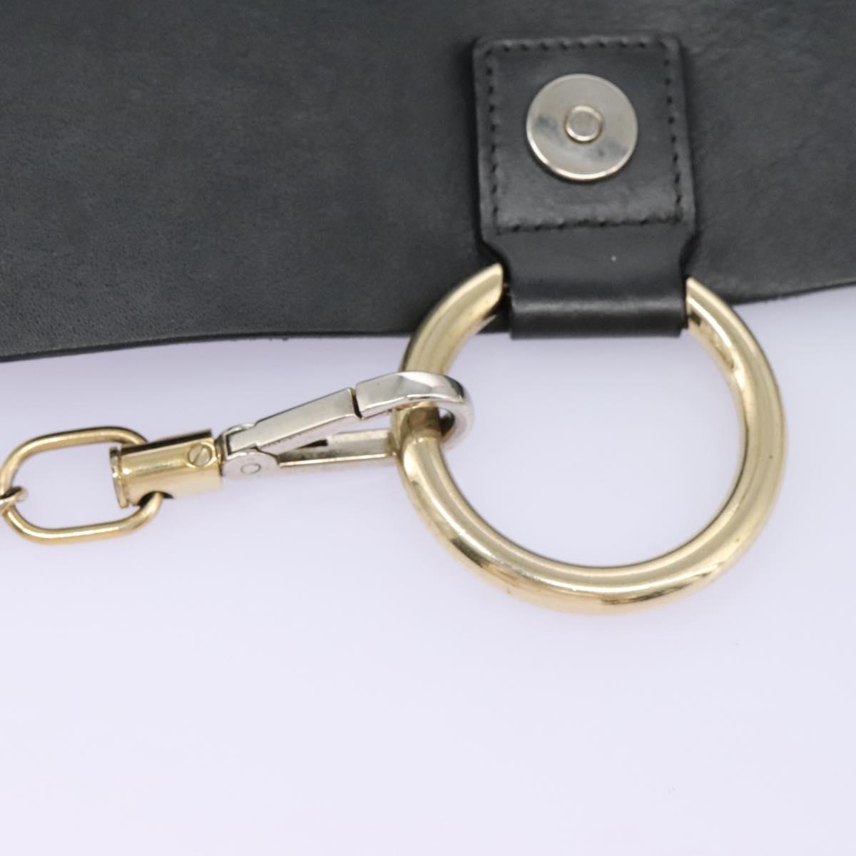 Chloe Fay Shoulder Bag Suede Leather Black Auth KD130