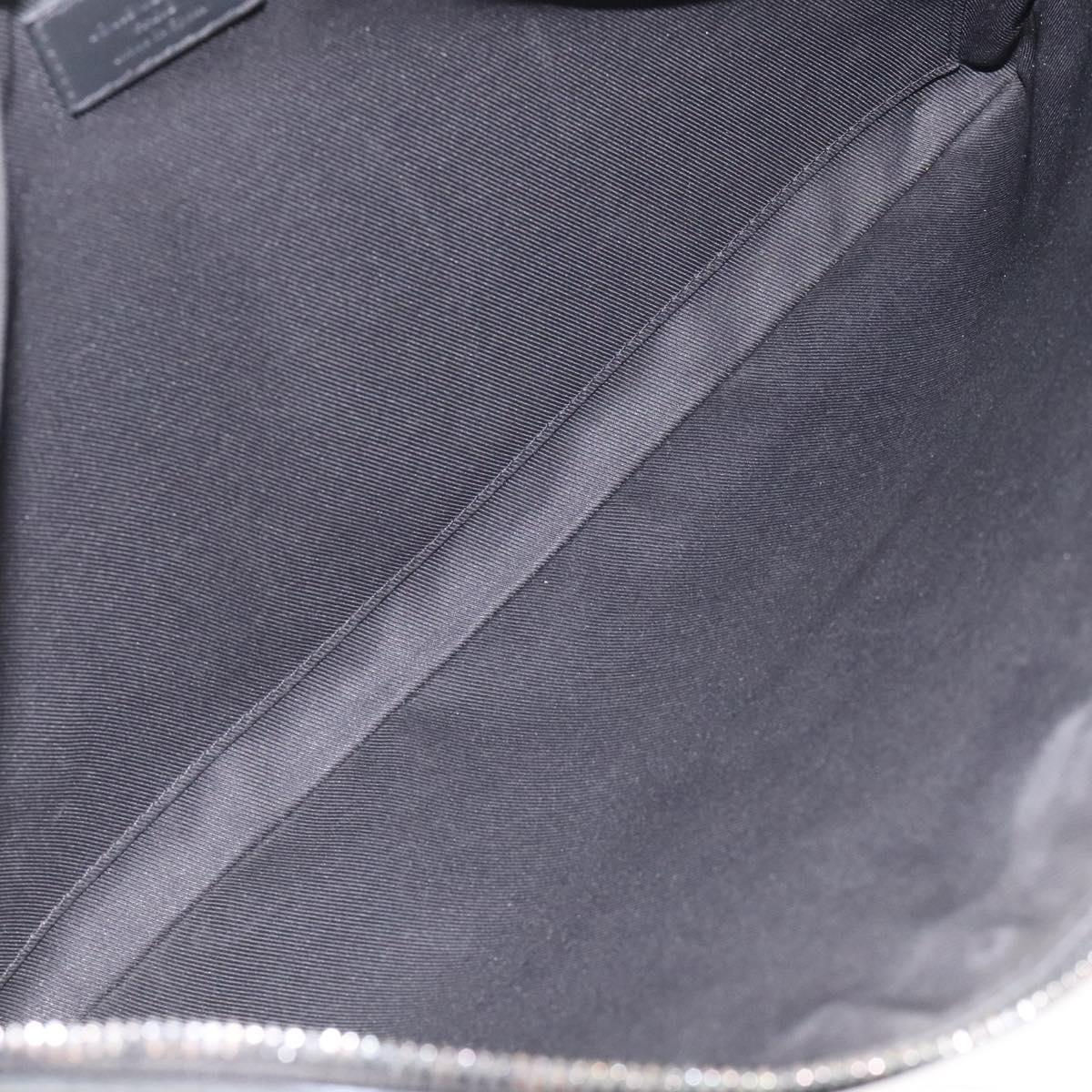 LOUIS VUITTON Monogram Shadow Pochette Discovery Bag Black M62903 LV Auth KD141