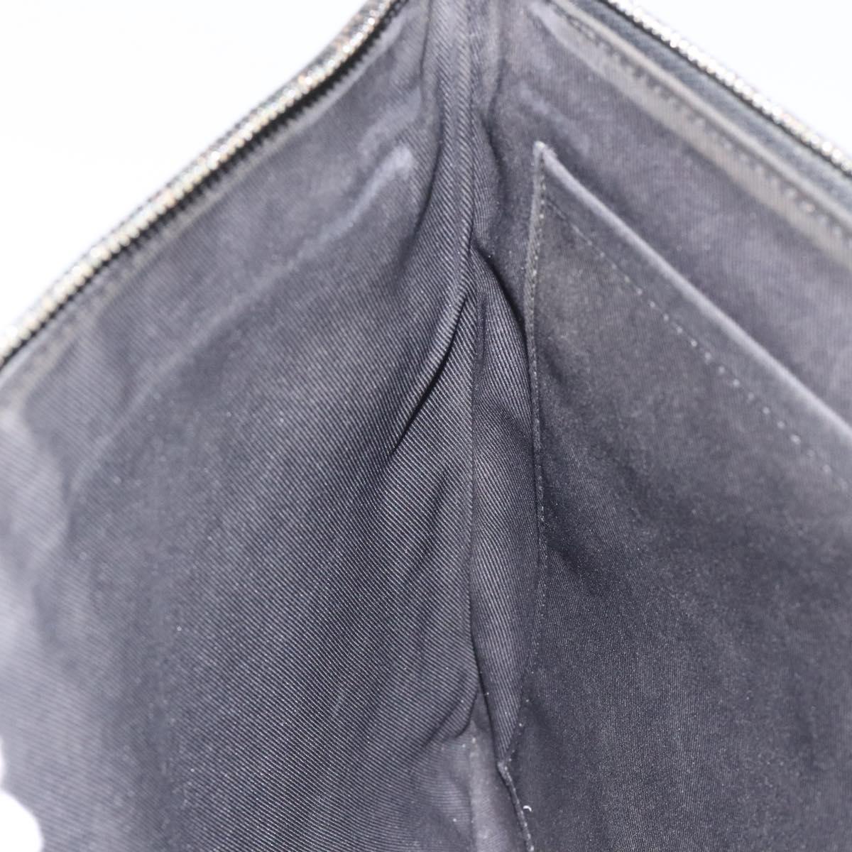 LOUIS VUITTON Monogram Shadow Pochette Discovery Bag Black M62903 LV Auth KD141