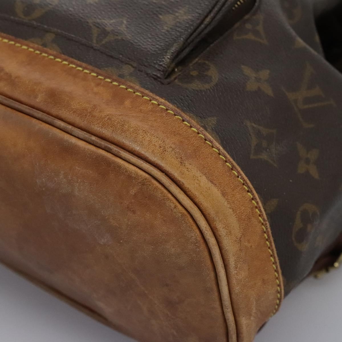 LOUIS VUITTON Monogram Montsouris MM Backpack M51136 LV Auth KD150