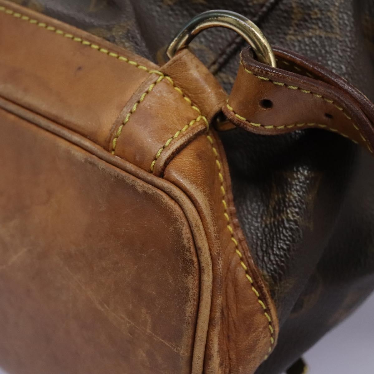 LOUIS VUITTON Monogram Montsouris MM Backpack M51136 LV Auth KD150