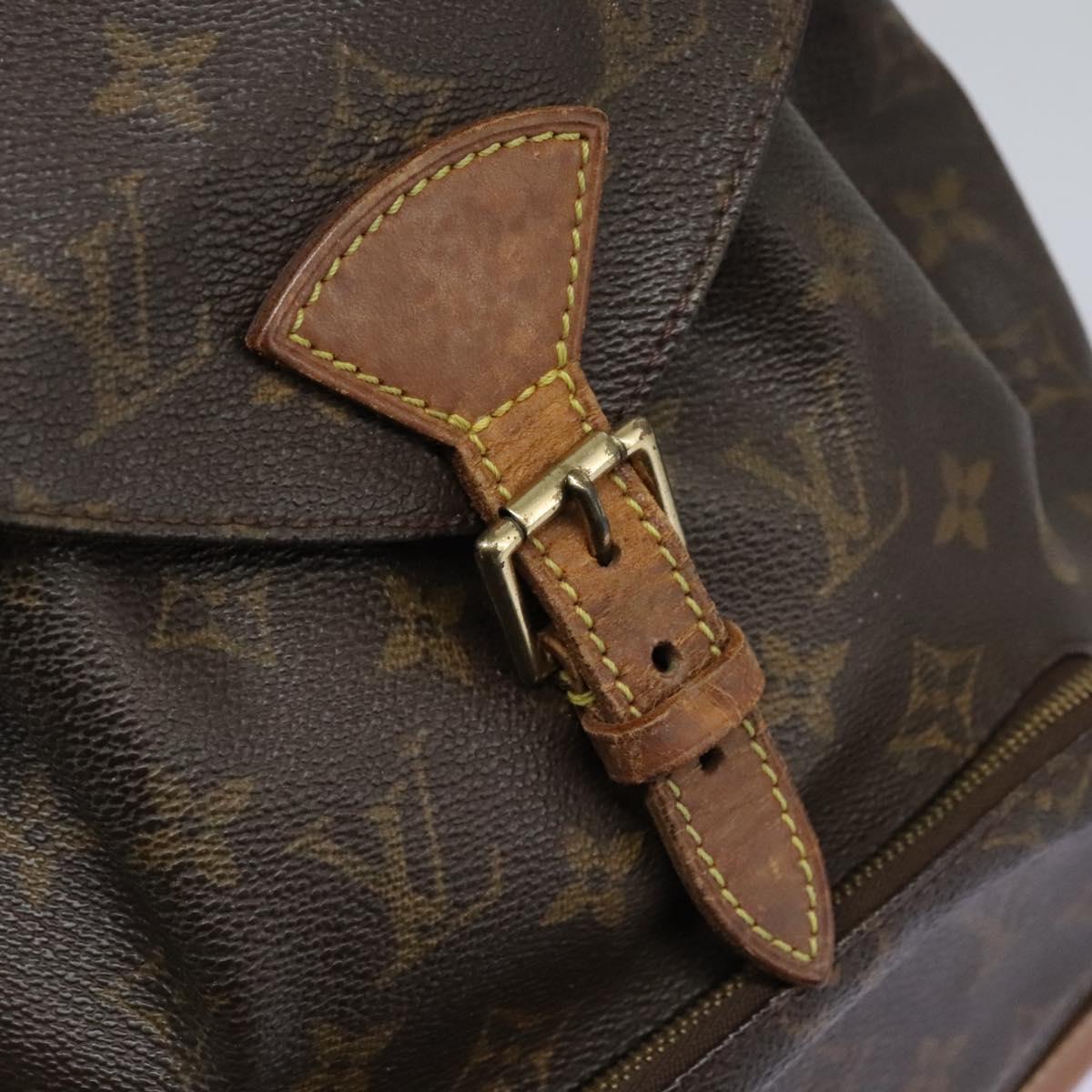 LOUIS VUITTON Monogram Montsouris MM Backpack M51136 LV Auth KD150