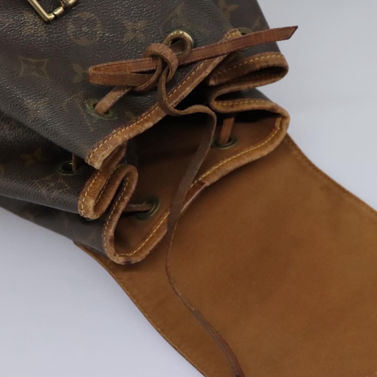 LOUIS VUITTON Monogram Montsouris MM Backpack M51136 LV Auth KD150