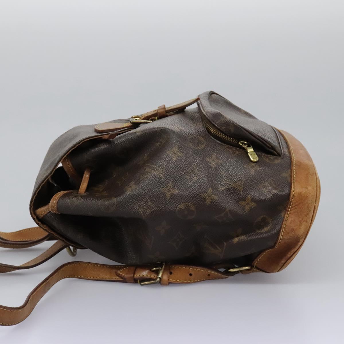 LOUIS VUITTON Monogram Montsouris MM Backpack M51136 LV Auth KD150