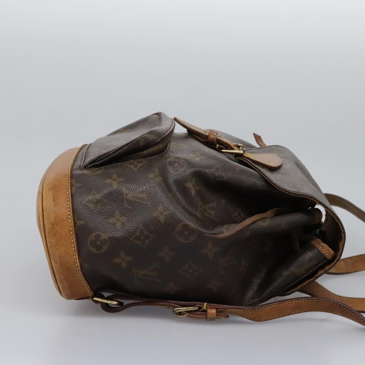 LOUIS VUITTON Monogram Montsouris MM Backpack M51136 LV Auth KD150