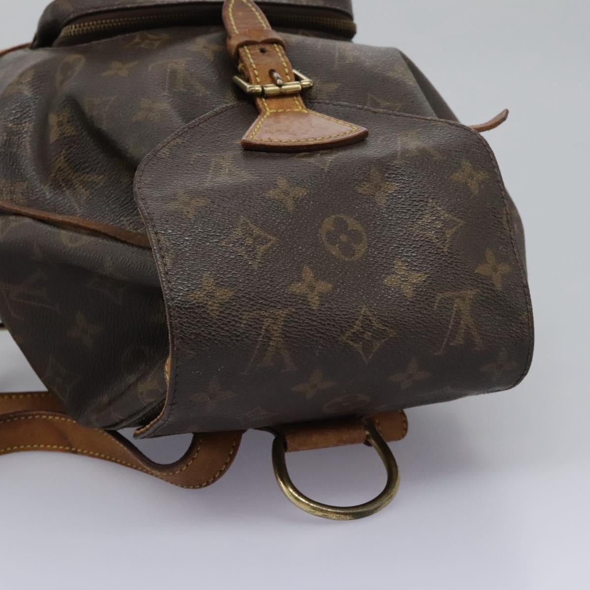 LOUIS VUITTON Monogram Montsouris MM Backpack M51136 LV Auth KD150