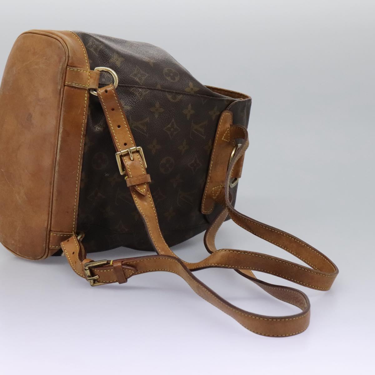 LOUIS VUITTON Monogram Montsouris MM Backpack M51136 LV Auth KD150