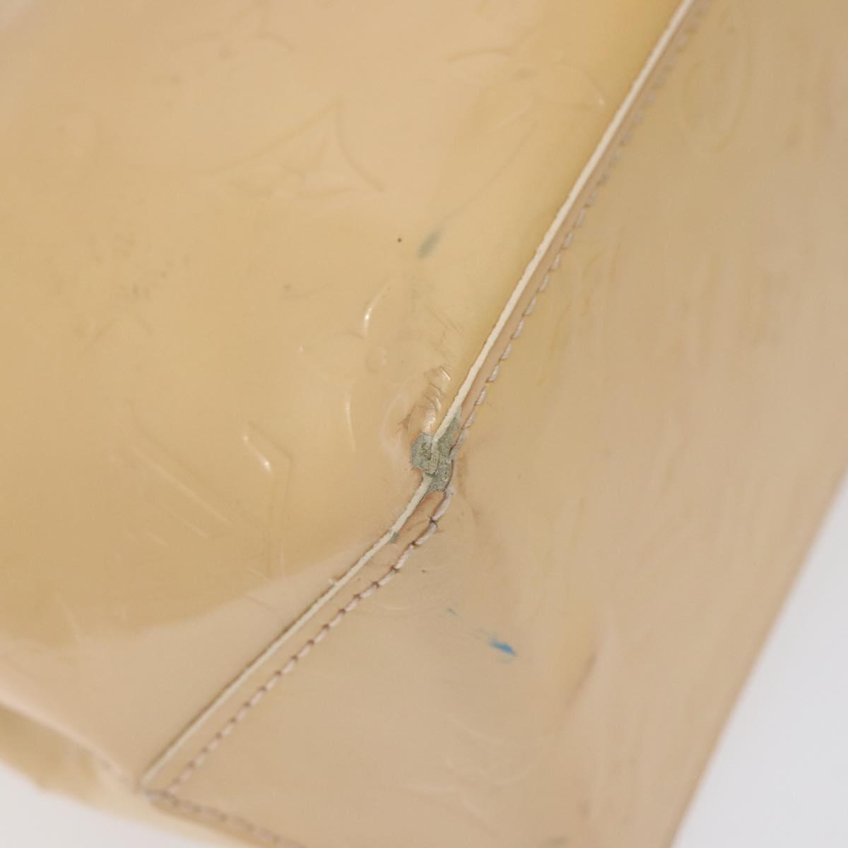 LOUIS VUITTON Monogram Vernis Reade PM Bag Marshmallow Pink M91306 Auth KD181