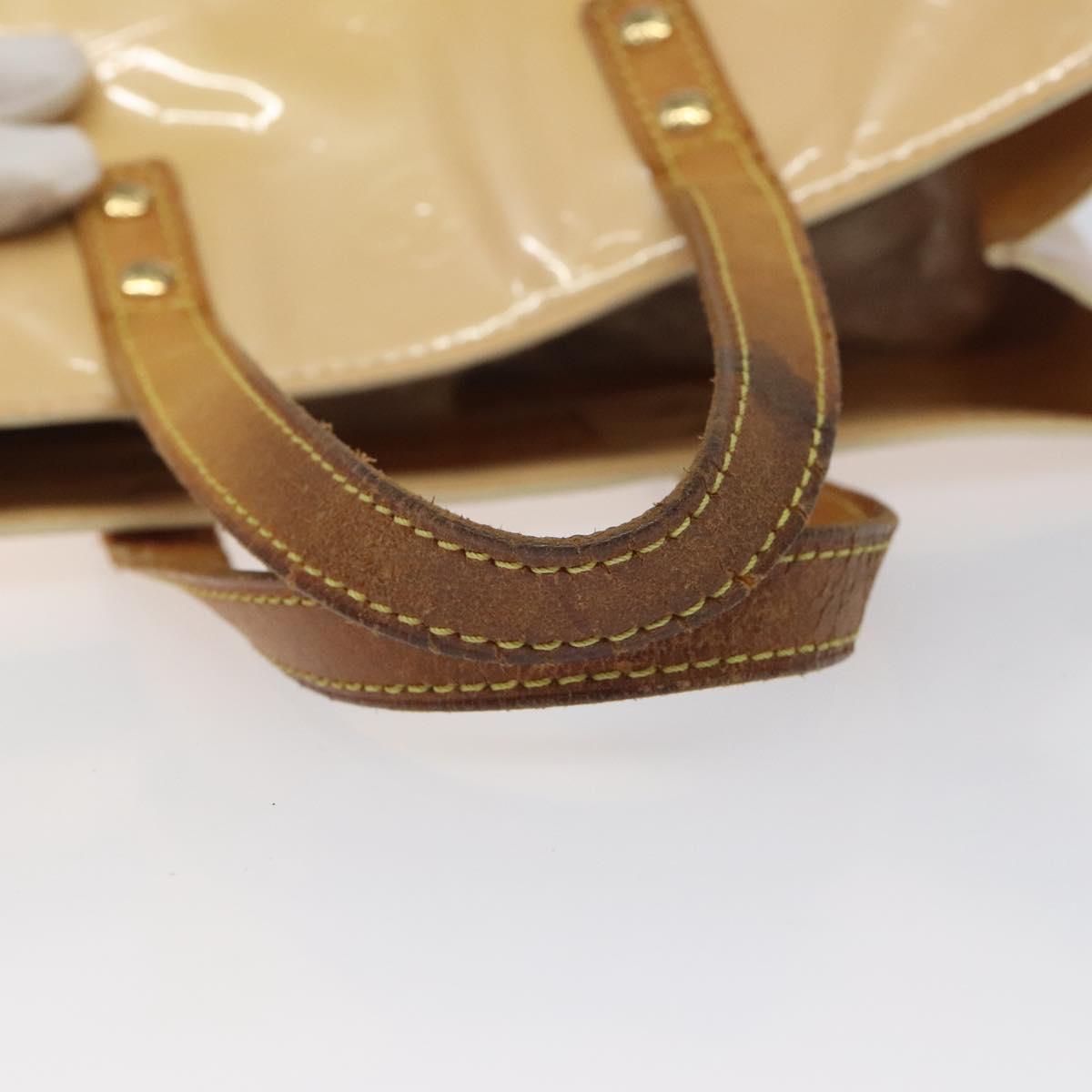 LOUIS VUITTON Monogram Vernis Reade PM Bag Marshmallow Pink M91306 Auth KD181