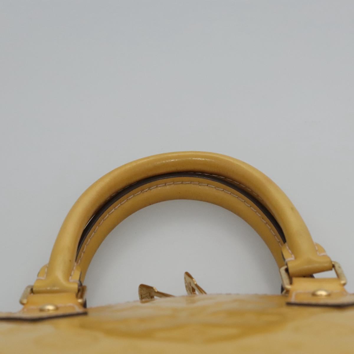 LOUIS VUITTON Monogram Vernis Alma PM Hand Bag 2way Dunne M90170 LV Auth KD187