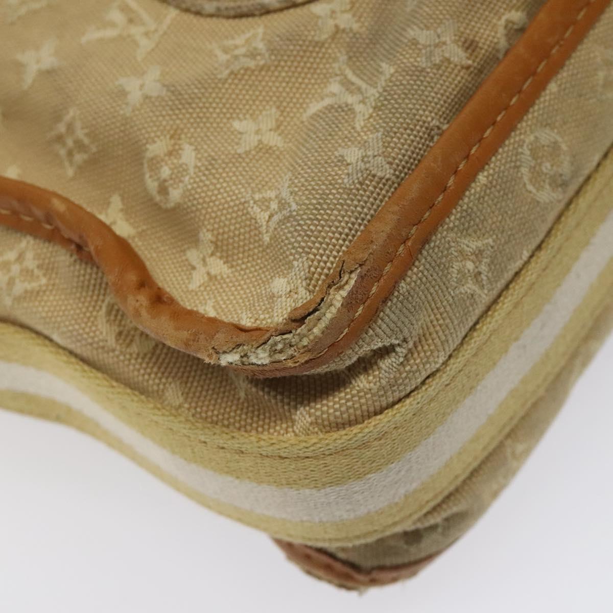 LOUIS VUITTON Monogram Mini Buzas Marie Kate Bag Beige M92323 LV Auth KD189