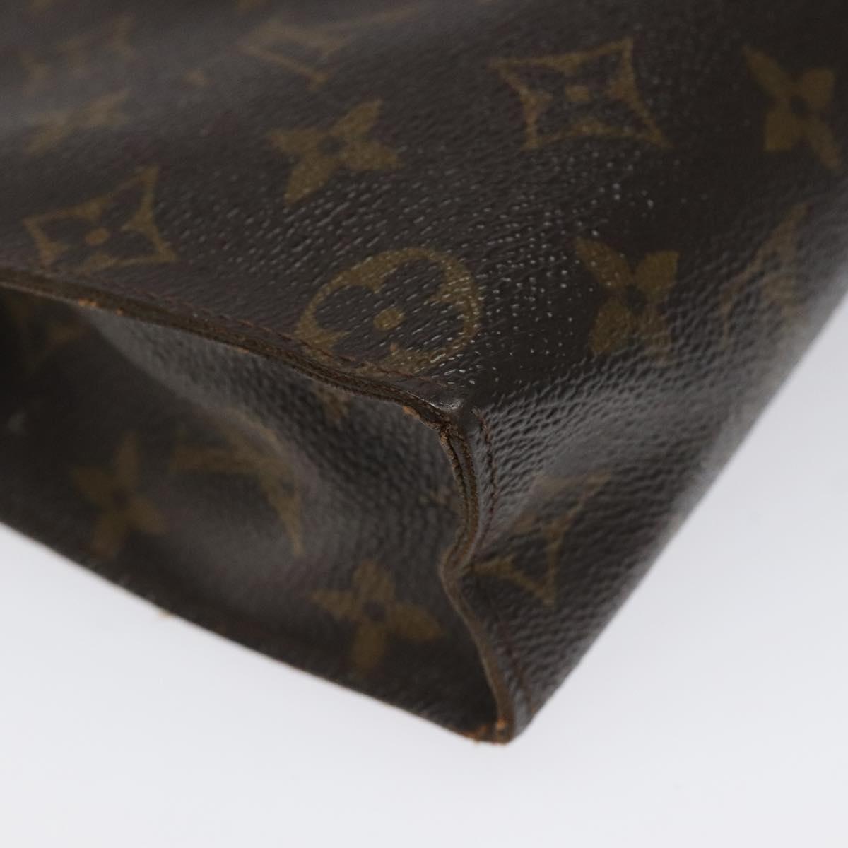 LOUIS VUITTON Monogram Poche Toilette 26 Pouch M47542 LV Auth KD196