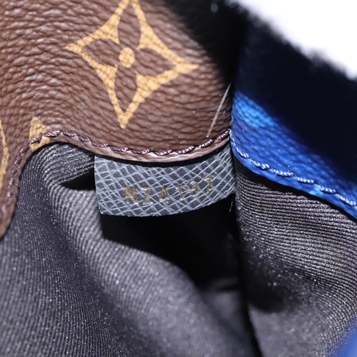 LOUIS VUITTON Monogram Pacific Split Sacoche Shoulder Bag Blue M43854 Auth KD201