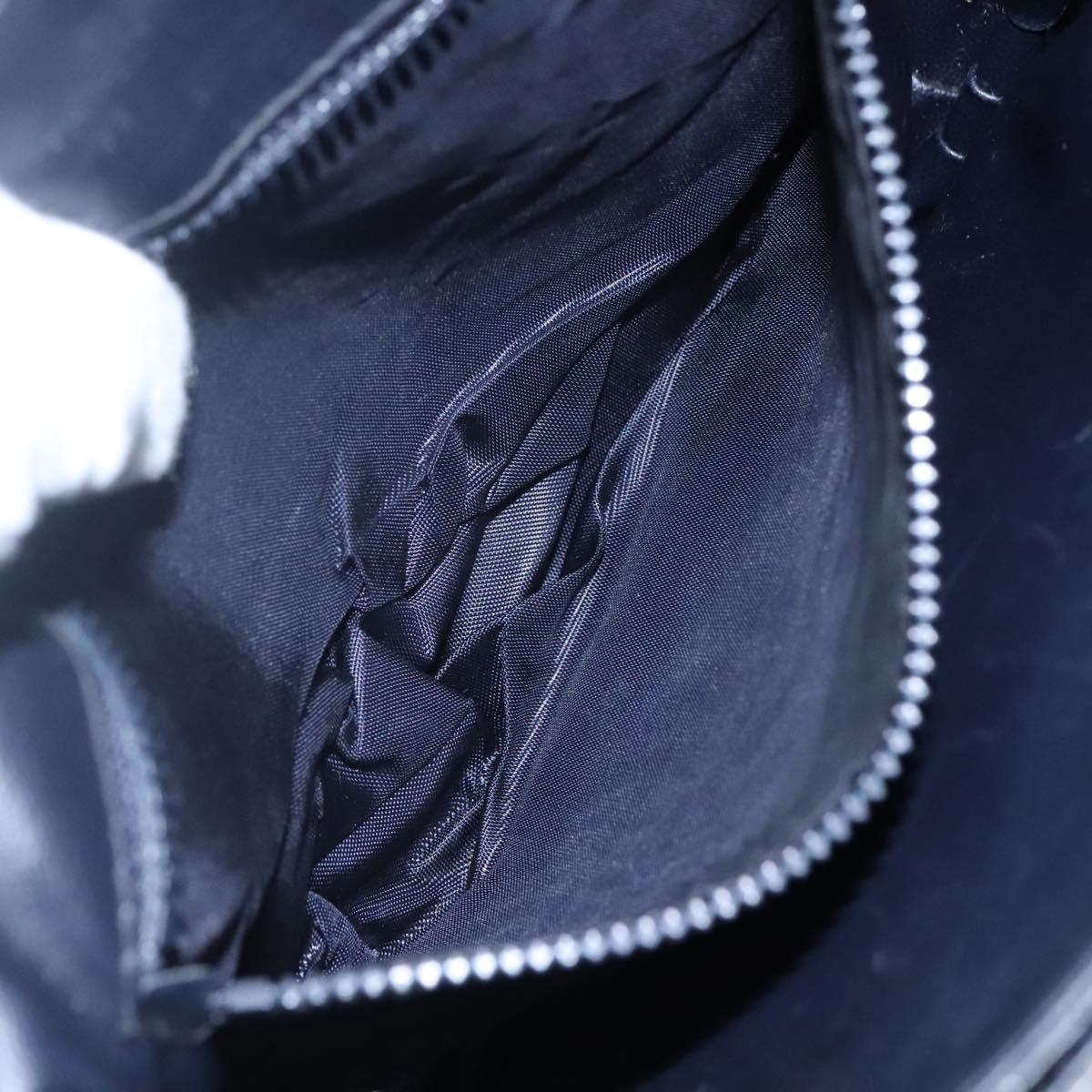 CELINE Macadam Canvas Shoulder Bag Navy Auth KD213