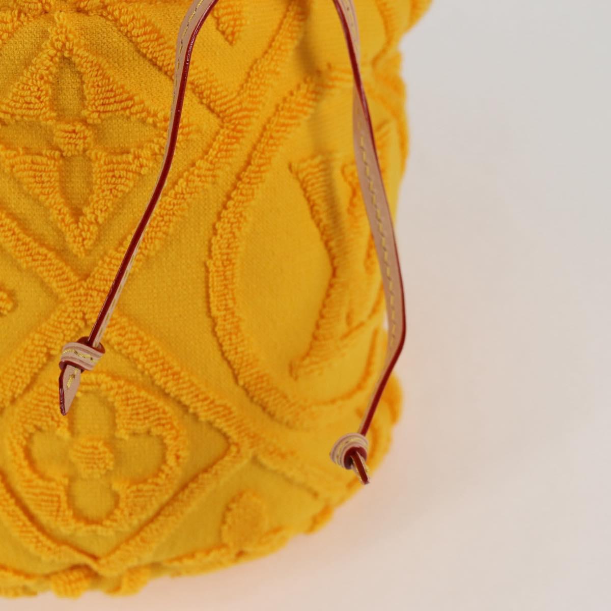 LOUIS VUITTON Bucket LV Vacation Shoulder Bag Pile Yellow M25144 LV Auth KD246SM