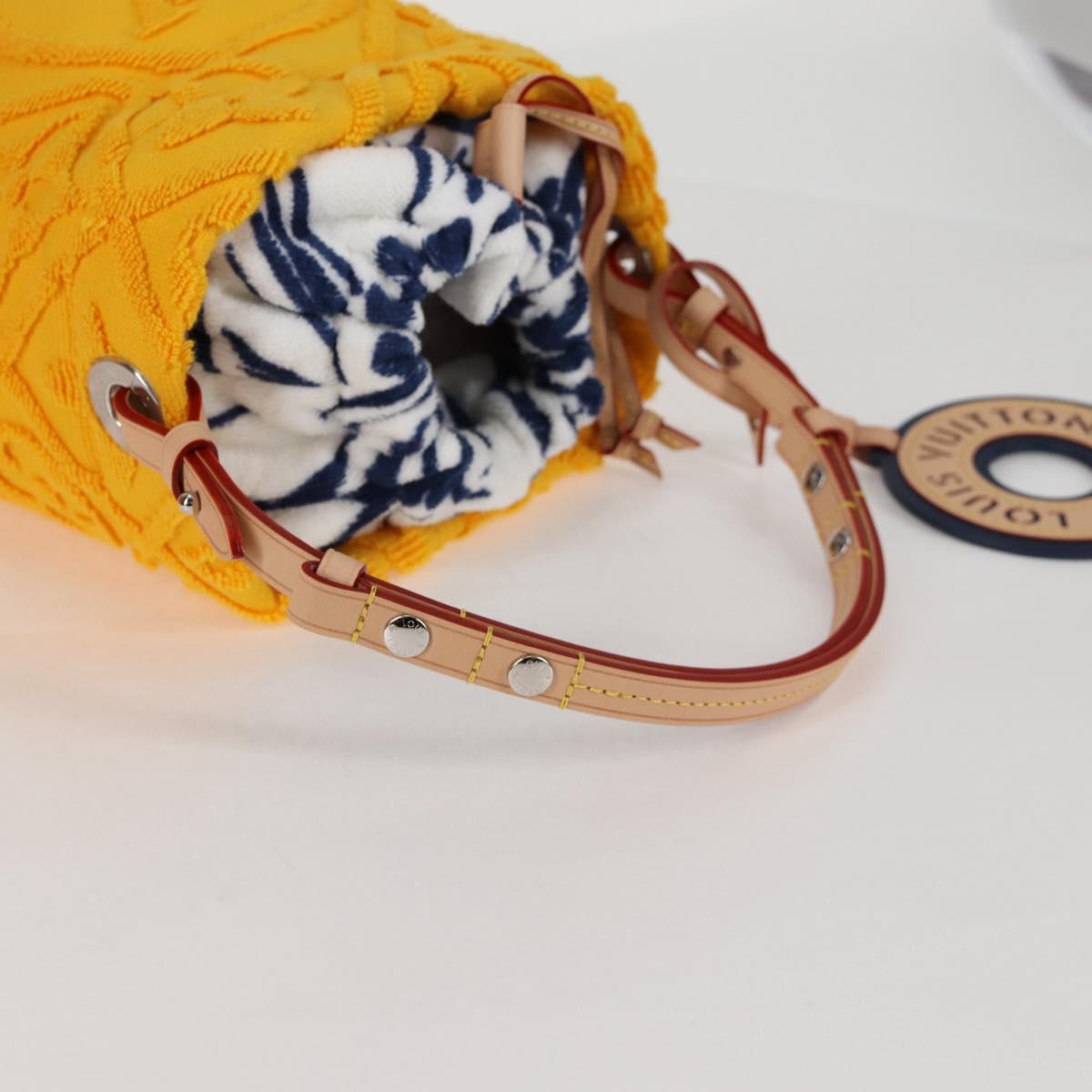 LOUIS VUITTON Bucket LV Vacation Shoulder Bag Pile Yellow M25144 LV Auth KD246SM