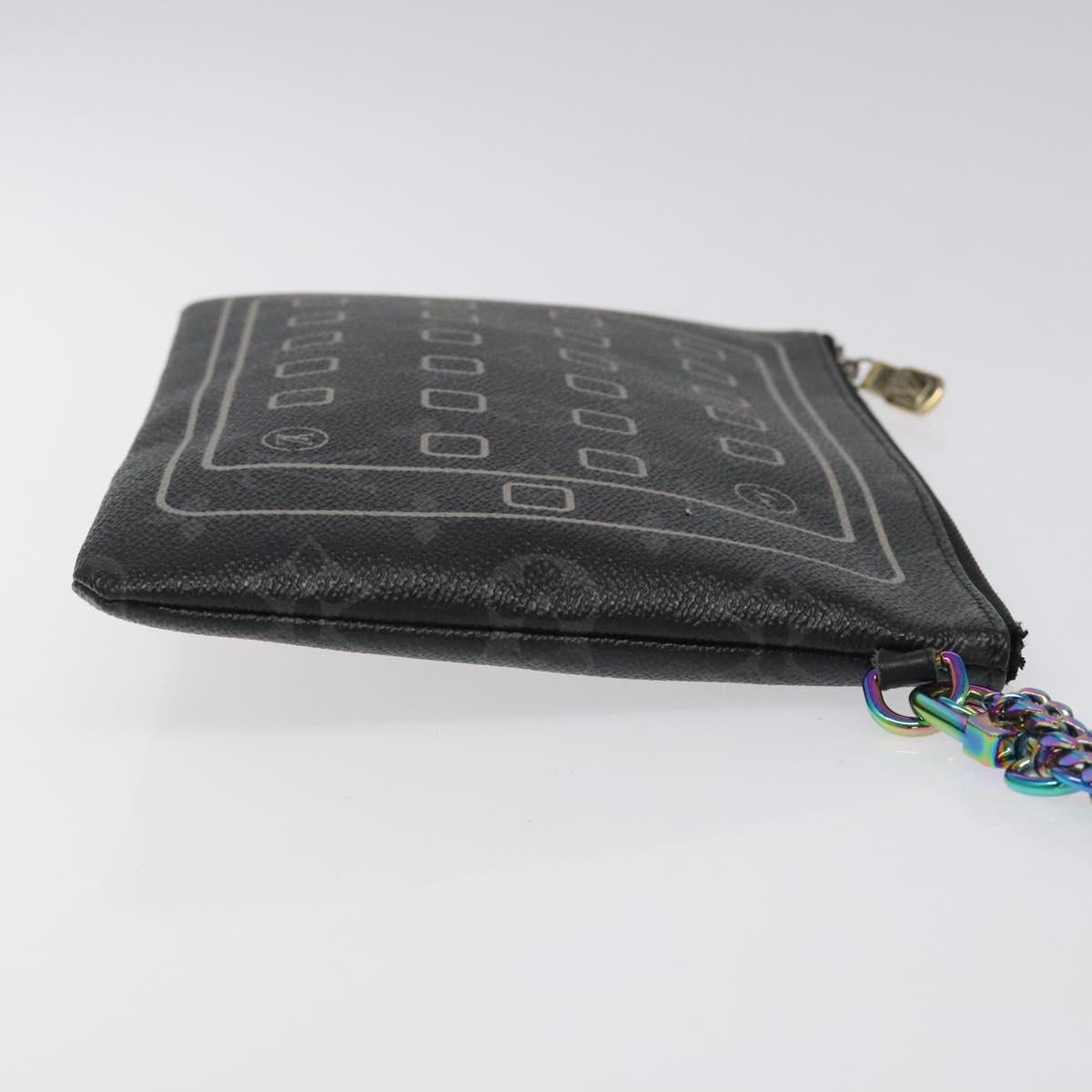LOUIS VUITTON Monogram Eclipse Fragment iPhone Case M64449 LV Auth KD248