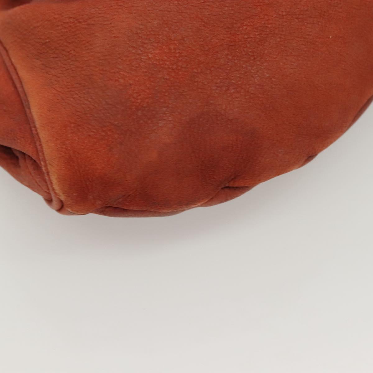 PRADA Shoulder Bag Leather Red Auth KD264