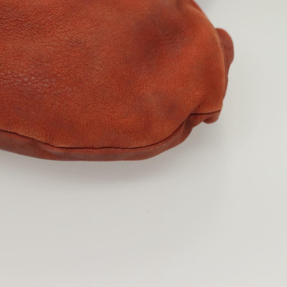 PRADA Shoulder Bag Leather Red Auth KD264