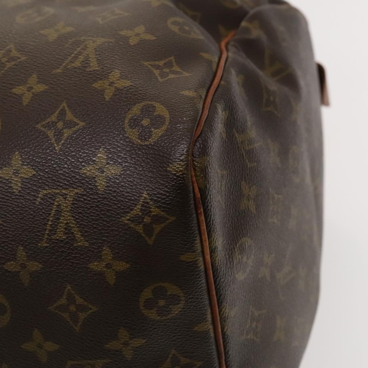 LOUIS VUITTON Monogram Keepall 55 Boston Bag M41424 LV Auth KD301