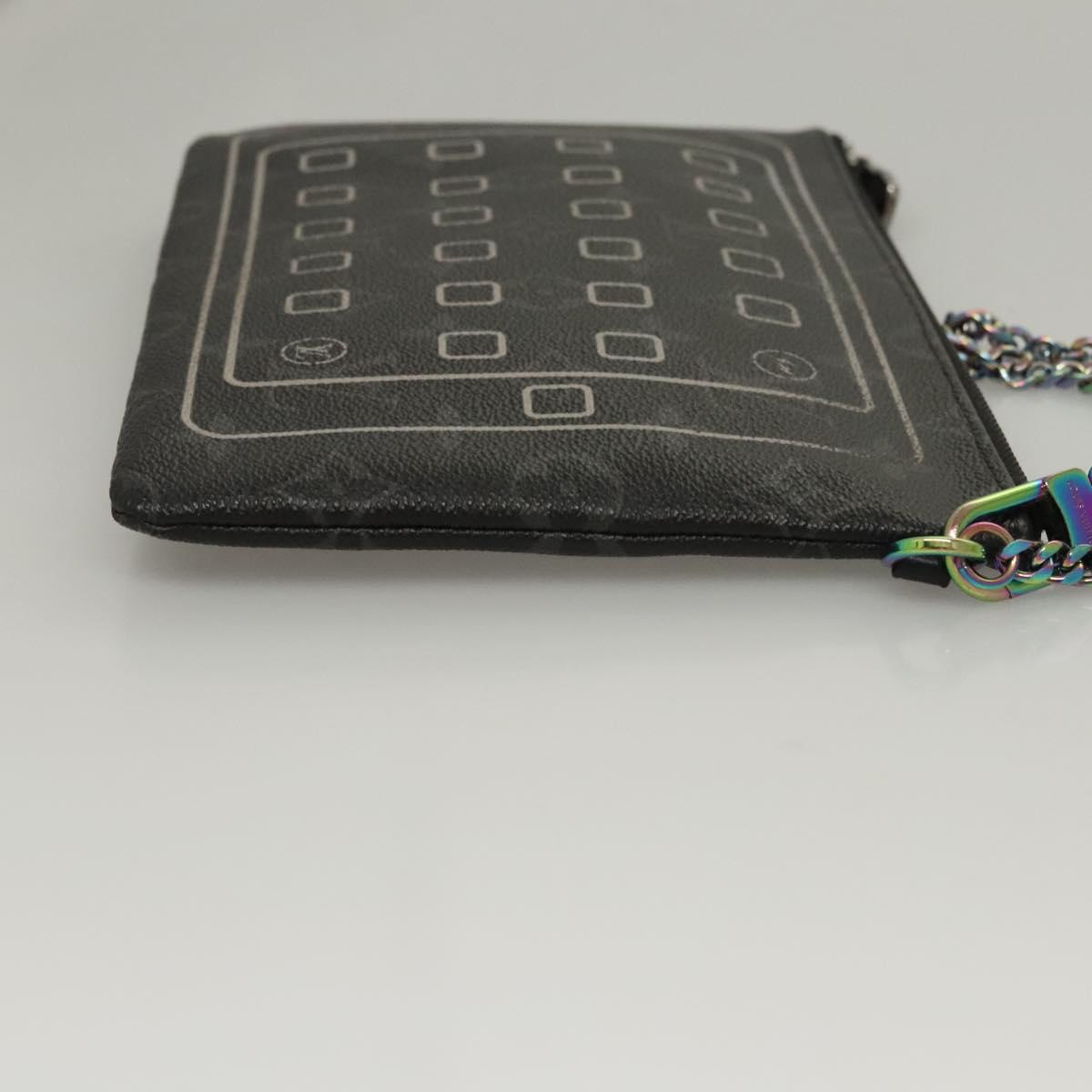LOUIS VUITTON Monogram Eclipse Fragment iPhone Case M64449 LV Auth KD362