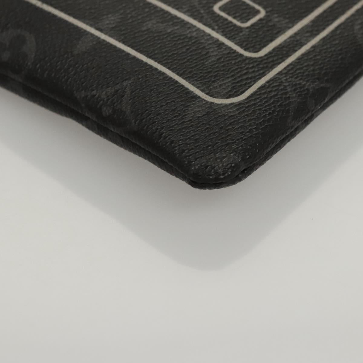 LOUIS VUITTON Monogram Eclipse Fragment iPhone Case M64449 LV Auth KD362