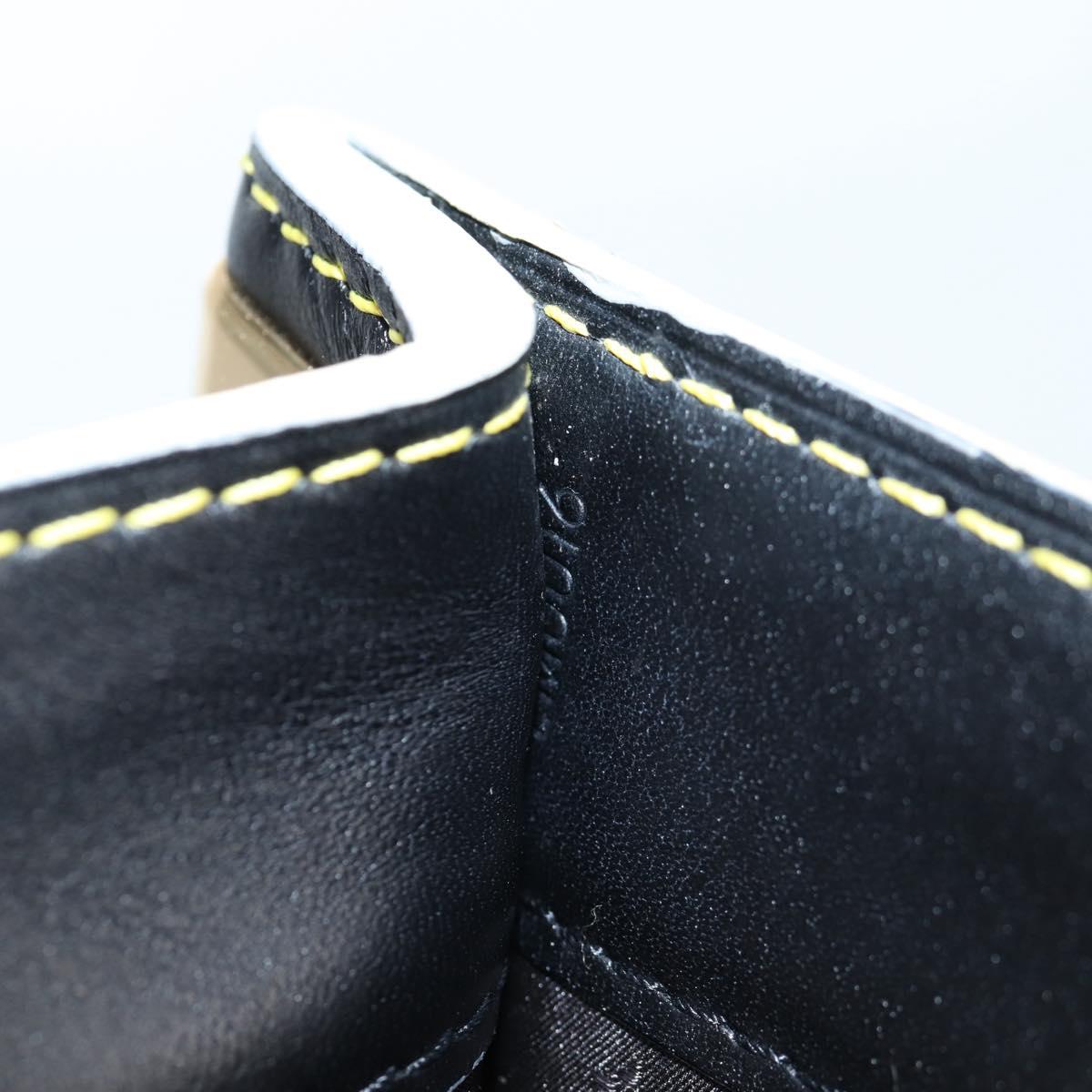 LOUIS VUITTON Suhari Extravagan Hand Bag Leather Black LV Auth KD398SM