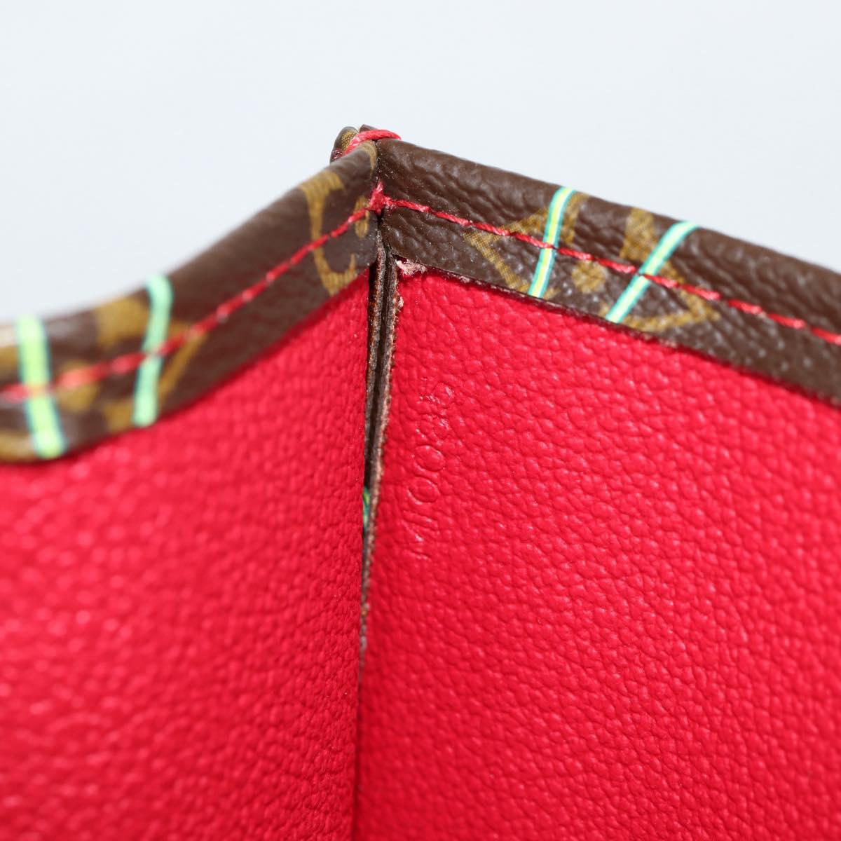 LOUIS VUITTON Monogram Cherry Sac Plat Hand Bag M95010 LV Auth KD403SM