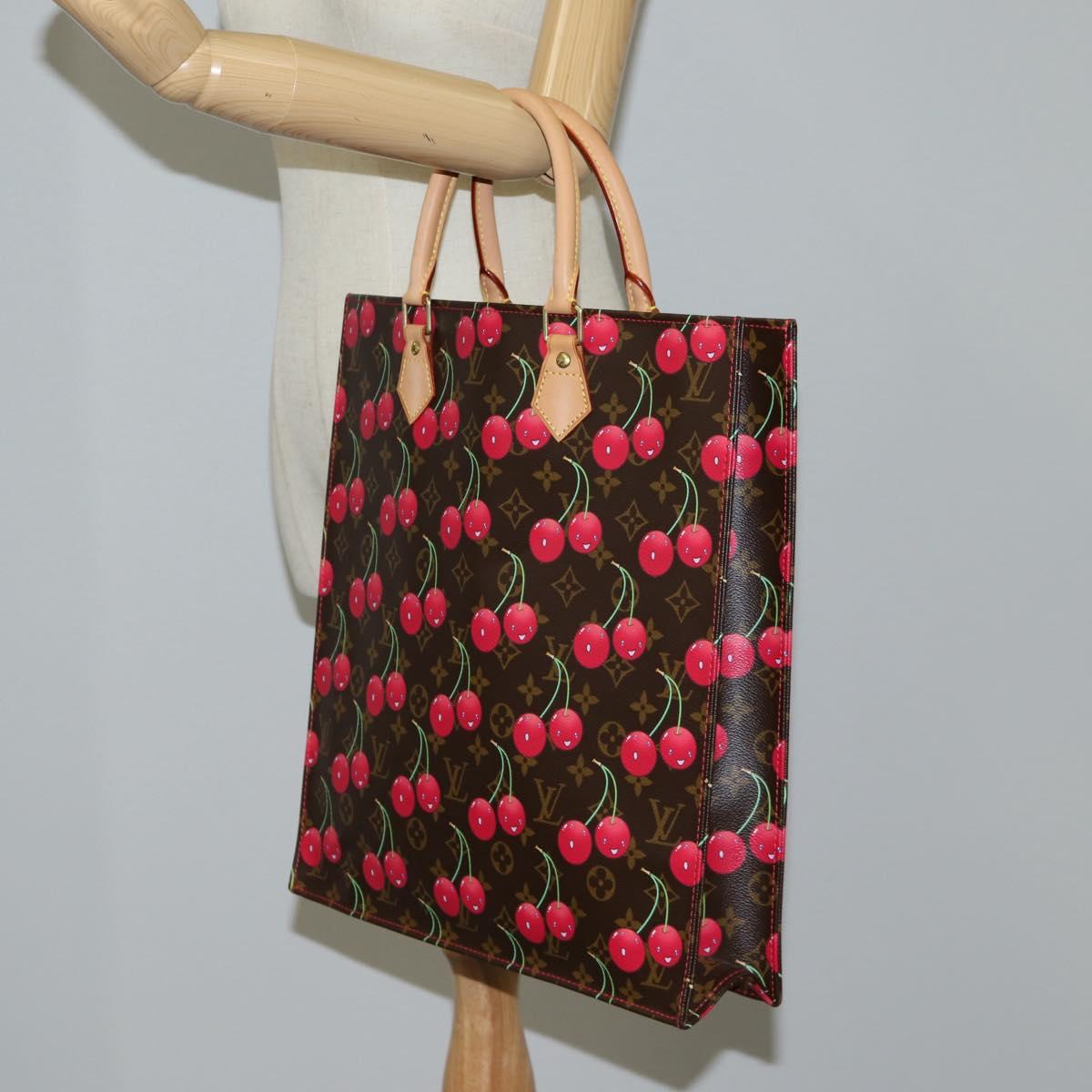 LOUIS VUITTON Monogram Cherry Sac Plat Hand Bag M95010 LV Auth KD403SM