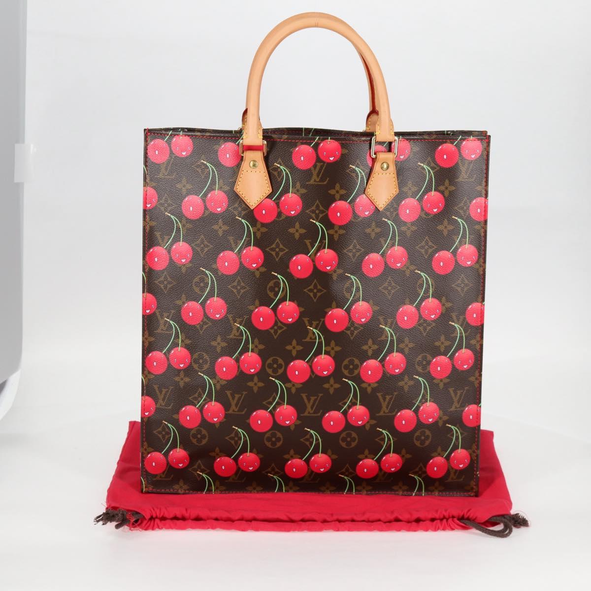 LOUIS VUITTON Monogram Cherry Sac Plat Hand Bag M95010 LV Auth KD403SM