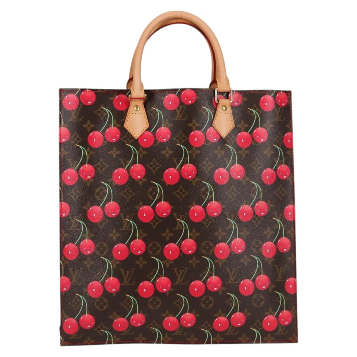 LOUIS VUITTON Monogram Cherry Sac Plat Hand Bag M95010 LV Auth KD403SM