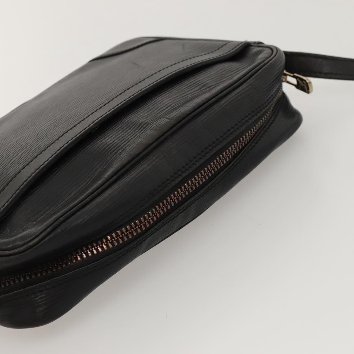 LOUIS VUITTON Epi Trocadero 23 Shoulder Bag Black M52302 LV Auth KD423