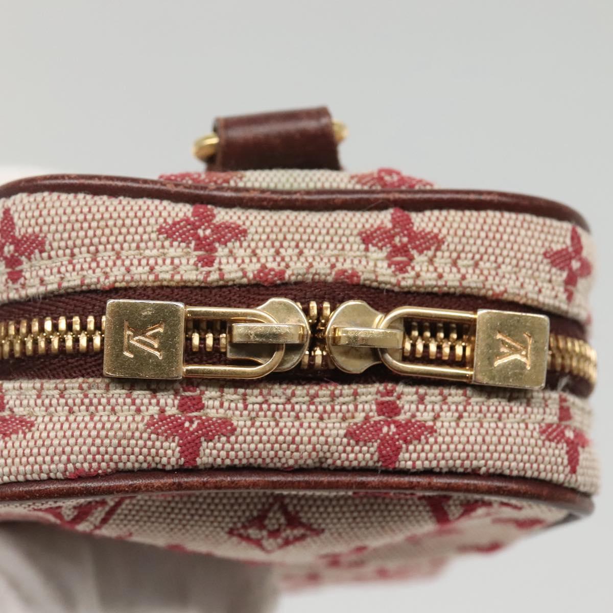 LOUIS VUITTON Monogram Mini Usu Digital Pouch Red M60001 LV Auth KD445