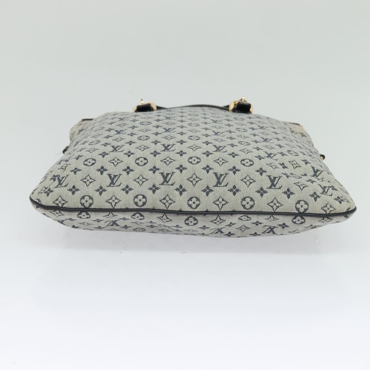 LOUIS VUITTON Monogram Mini Françoise Tote Bag 2way Blue M92208 LV Auth KD446